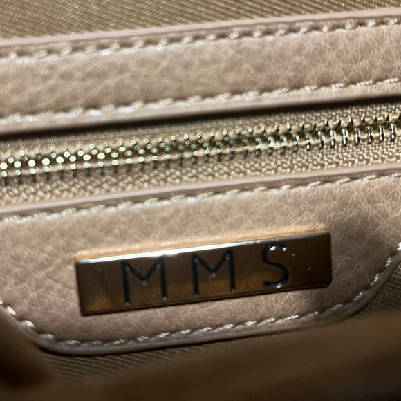 Taupe Vegan Leather - convertible diaper bag - NWOT boutique - Picture 3 of 9